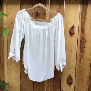 Off the shoulder blouse size medium